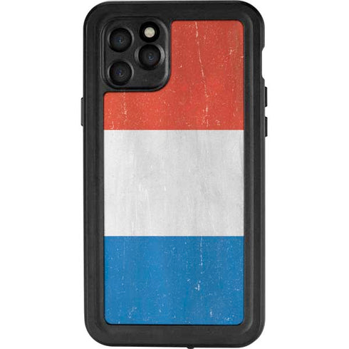 Netherlands Flag Distressed iPhone 11 Pro Waterproof Case
